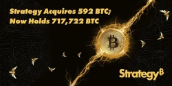 Strategy buys an additional 592 bitcoins…total holdings reach 717,722 BTC