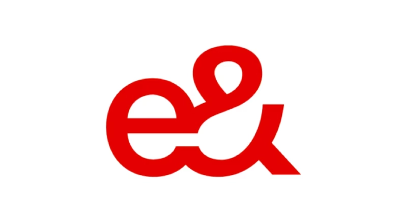 アラブ首長国連邦(UAE)通信事業者 e& ロゴ。写真=e&