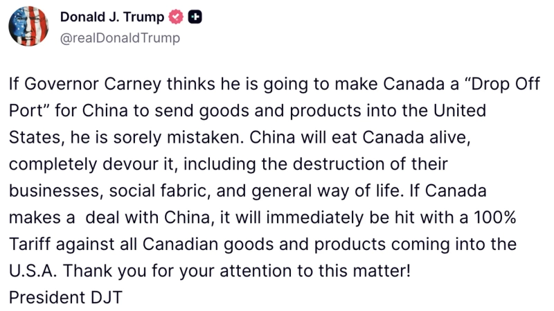 사진=도널드 트럼프 트루스소셜 갈무리