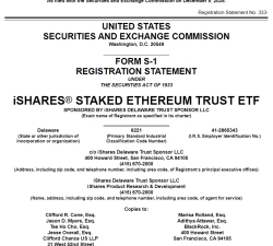 ブラックロック、米SECにステーキング対応のイーサリアム現物ETFの申請書を提出
