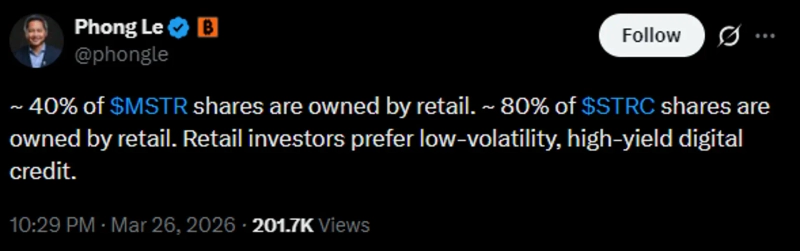 Photo=ポン・レ氏(ストラテジーCEO)のXキャプチャ