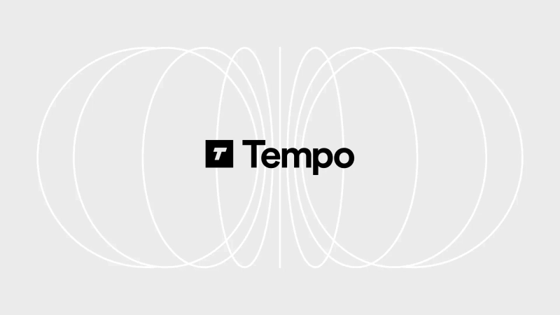 Logo of layer-1 blockchain 'Tempo,' jointly developed by U.S. fintech company Stripe and cryptocurrency venture capital (VC) firm Paradigm. Photo provided by Tempo