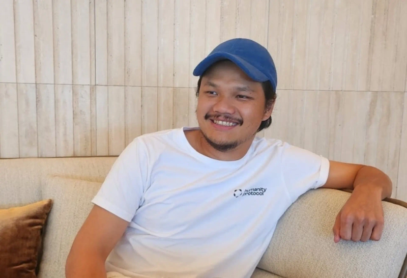 테런스 콱((Terence Kwok) 휴머니티 프로토콜(Humanity Protocol) 최고경영자(CEO)가 25일 블루밍비트와 인터뷰를 진행하고 있다. / 사진=이영민 블루밍비트 기자