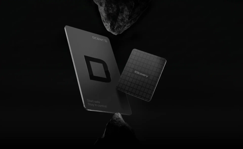 アイオートラストは7月14日、カード型コールドウォレット「D'CENT S」を7月21日に正式発売すると発表した。写真:アイオートラスト