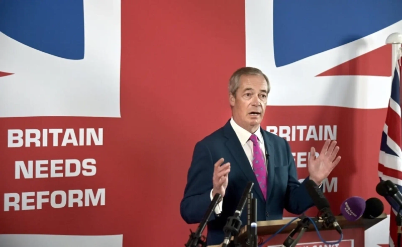 Nigel Farage, leader of Reform UK. Photo: Shutterstock