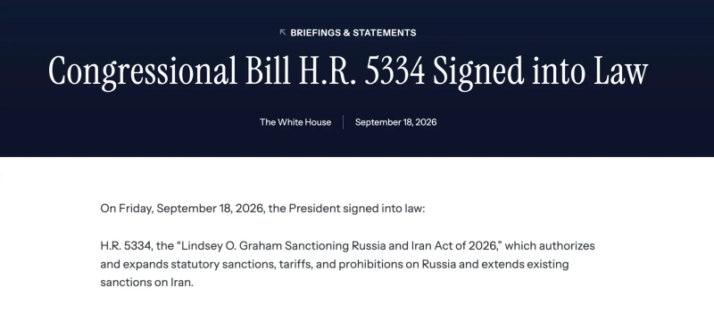 Photo: White House website screenshot