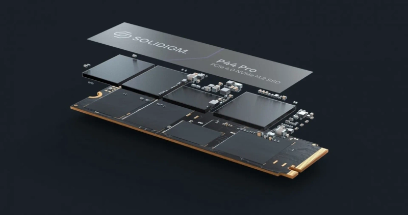 솔리다임의 고성능 소비자용 SSD 'P44 Pro' PCIe 4.0 인터페이스를 기반으로 빠른 데이터 읽기·쓰기 성능을 제공하는 제품이다. 게임과 영상 편집 등 대용량 데이터를 빠르게 처리해야 하는 PC에 주로 사용된다. / 사진=솔리다임