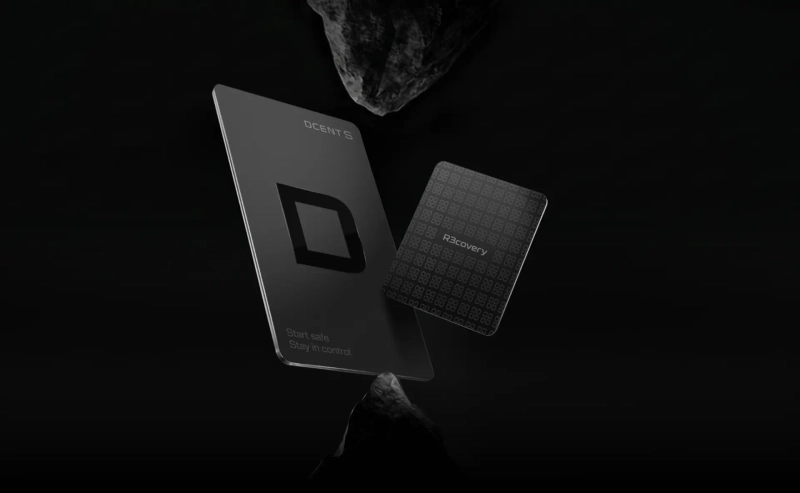 D’CENT S, the card-style cold wallet recently launched by South Korean wallet maker IoTrust. Photo: IoTrust