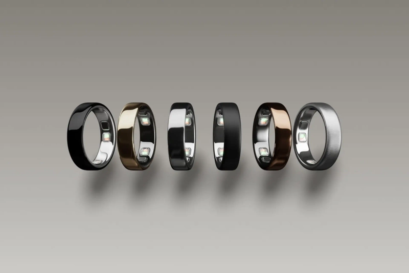 Products made by Finnish smart-ring company Oura. Photo: Oura
