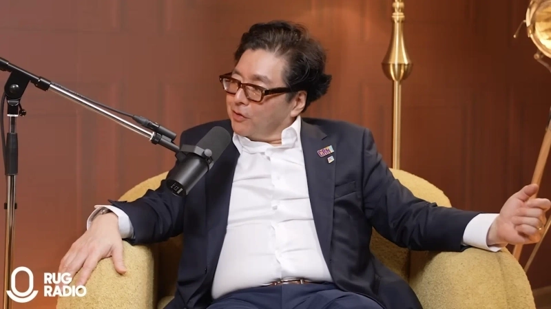 톰 리 비트마인 회장이 지난 2월 한 웹3 팟캐스트에 출연해 인터뷰를 진행하고 있다. 사진=파로크라디오(Farokh Radio)
