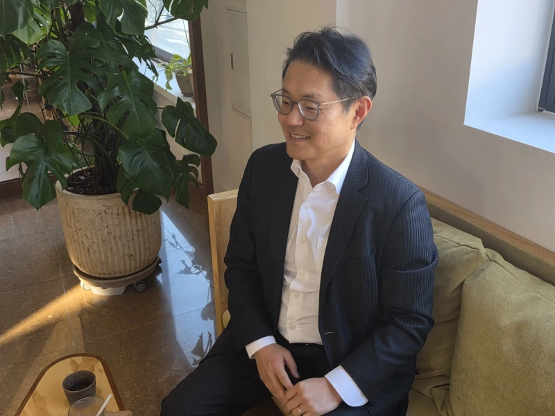 Jung Seok-moon, head of research at Presto, speaks during an interview with Bloomingbit on Oct. 13. Photo: Jin Wook/Bloomingbit