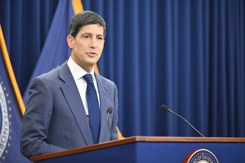 ケビン・ウォーシュFRB議長が6月17日(現地時間)、連邦公開市場委員会(FOMC)定例会合後の記者会見で冒頭発言している。写真:米連邦準備理事会(FRB)ホームページ