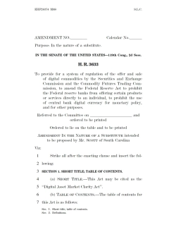 US Senate Banking Committee Unveils New CLARITY Act Draft Ahead of Markup