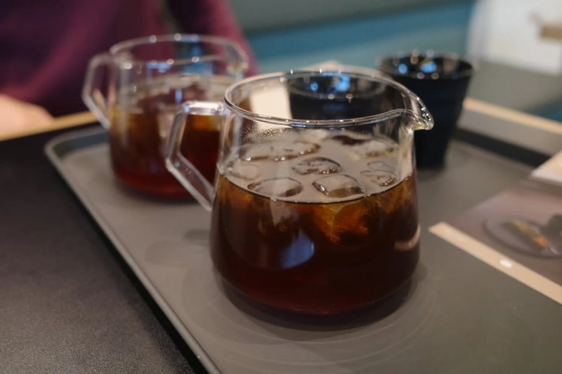 Filter coffee at 'Coffee Sniffer' Yeoksam Centerfield branch. Photo by Lee Jun-hyung