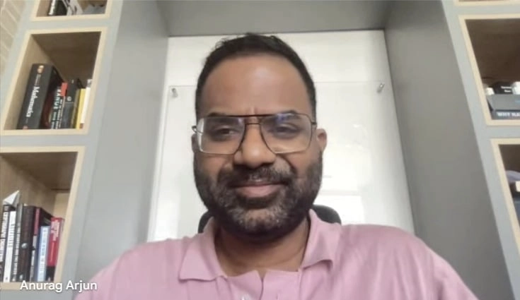 아누라그 아르준(Anurag Arjun) 어베일 공동창업자는 11일 블루밍비트와의 인터뷰를 통해 어베일이 폴리곤보다 큰 프로젝트가 될 것이라고 밝혔다. / 사진=손민 블루밍비트 기자