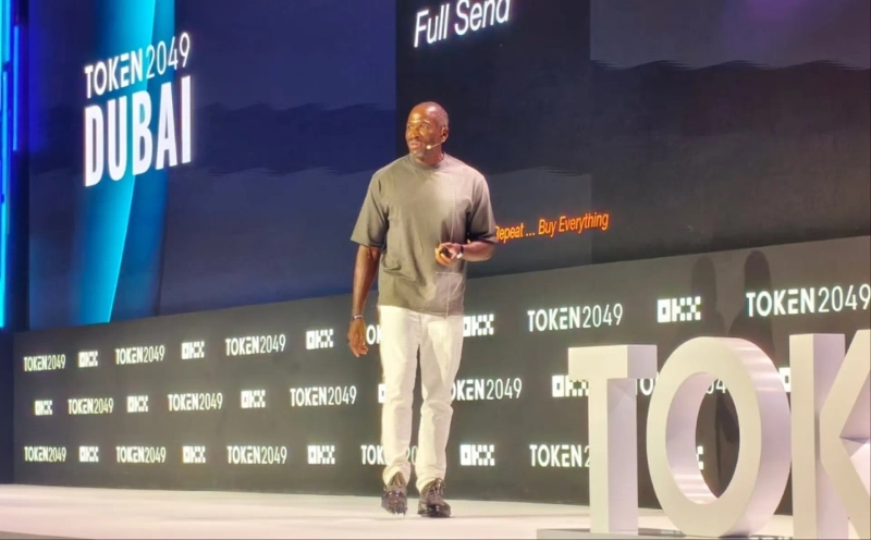 Arthur Hayes, founder of BitMEX, is giving a lecture at the global Web3 conference 'Token 2049 Dubai' held in Dubai from April 30 to May 1. / Dubai=Youngmin Lee, Bloomingbit Reporter