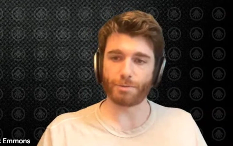 Nick Emmons, founder of Allora, is being interviewed by BloomingBit on the 7th. / Photo = Journalist Jinwook, BloomingBit