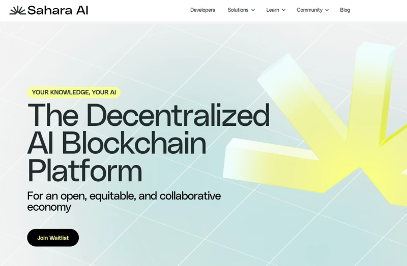 사진 = 사하라 랩스 홈페이지 캡쳐