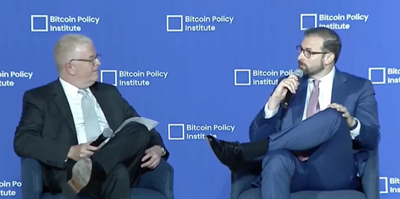 写真=Bitcoin Policy Instituteカンファレンス映像キャプチャ