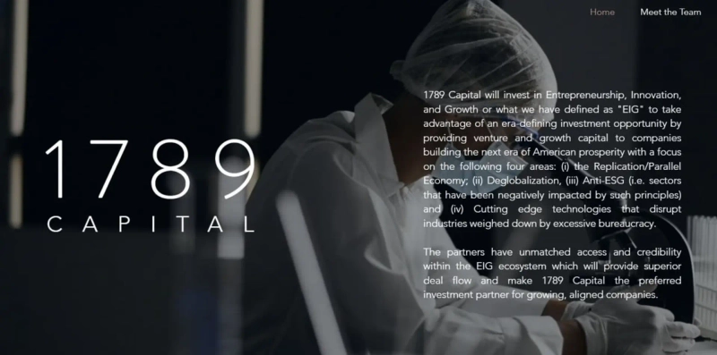 1789캐피털 소개 / 사진=홈페이지 캡쳐